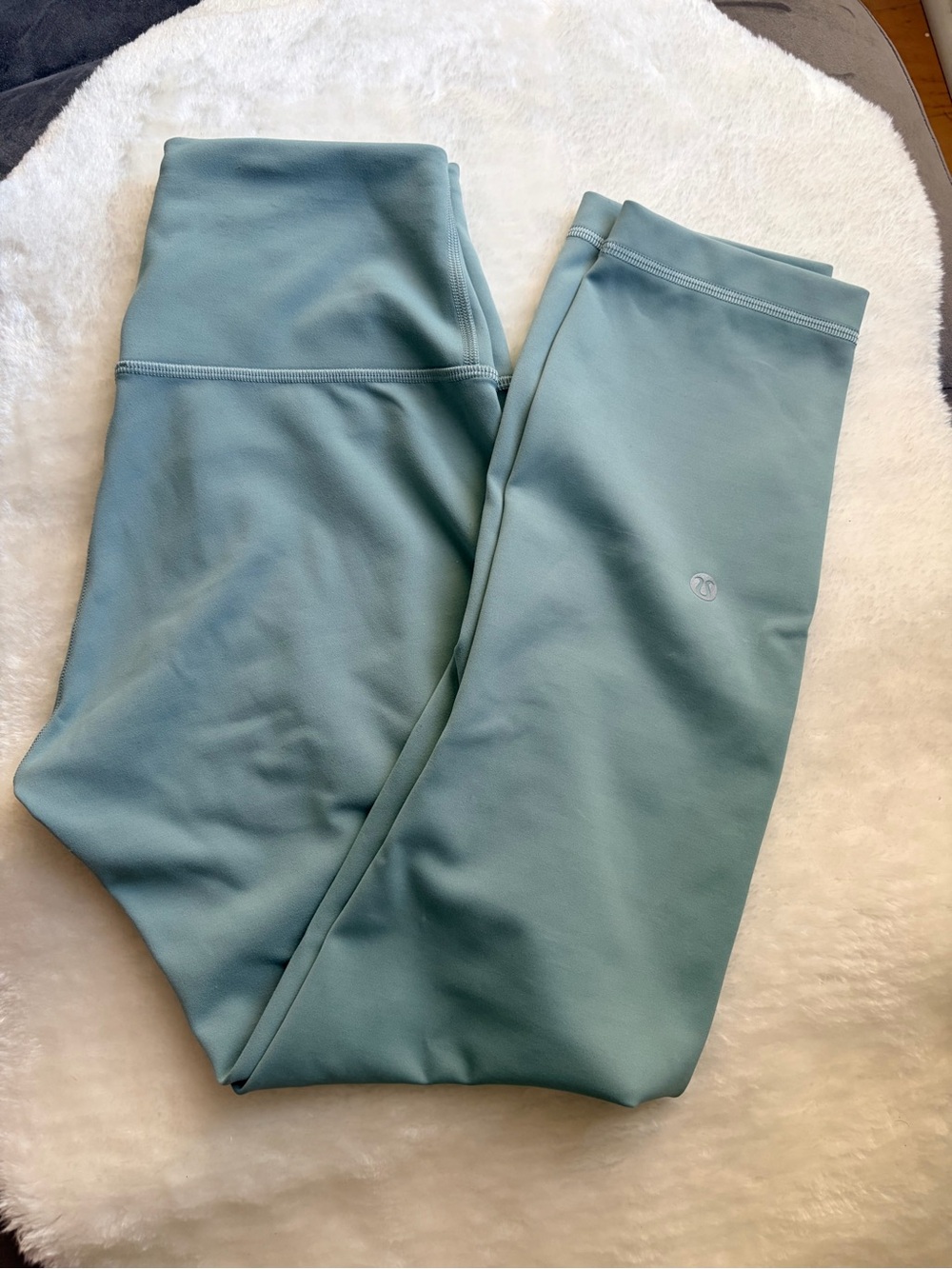Lululemon Wunder Train Green High-Rise Leggings